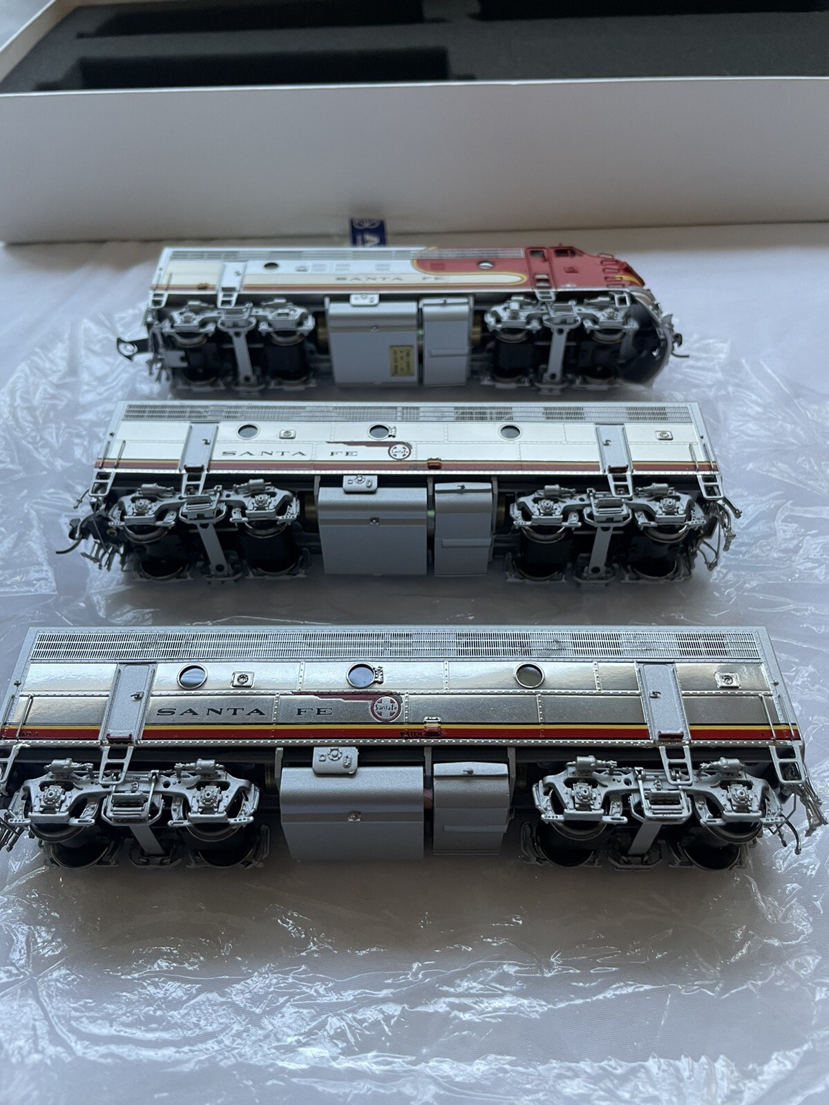 HO Brass Model-OMI 6490.1 AT&SF Santa Fe F7 A-B-B Set #3 # 340 A-B-L-F/P Mint