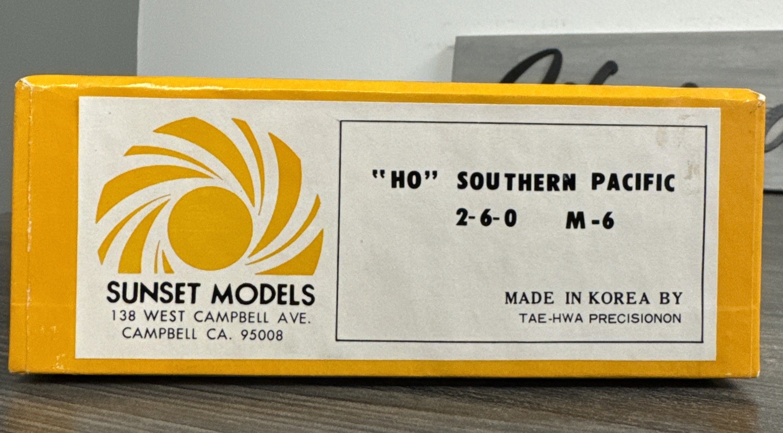 Sunset Models HO Brass #HO65 Mogul Southern Pacific 2-6-0 M-6 Unpainted & LNIB!