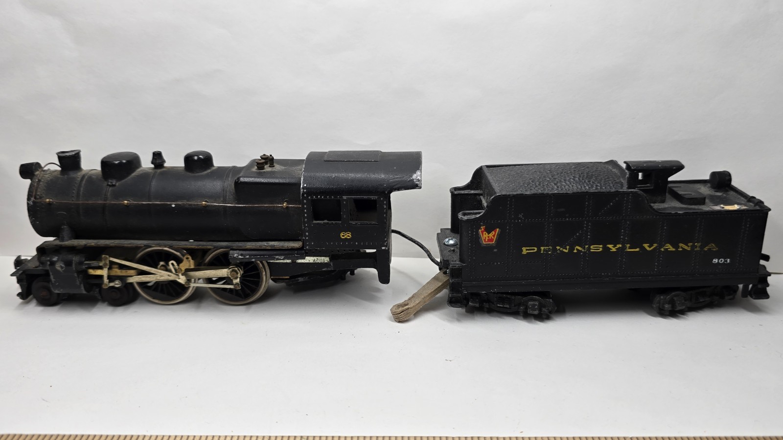 Vintage Fleischmann Pennsylvania HO Steam Locomotive Train #68 Tender W. Germany