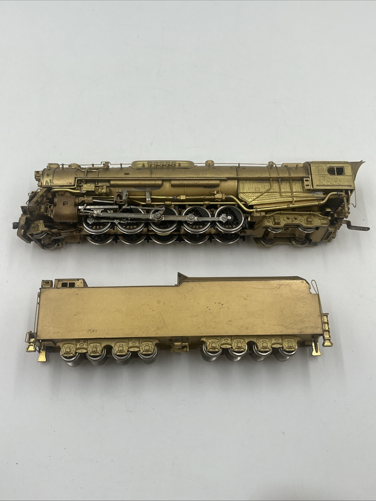 Ho Scale brass engine & caboose- Pennsylvania J-1 2-10-4 Westside Model Company