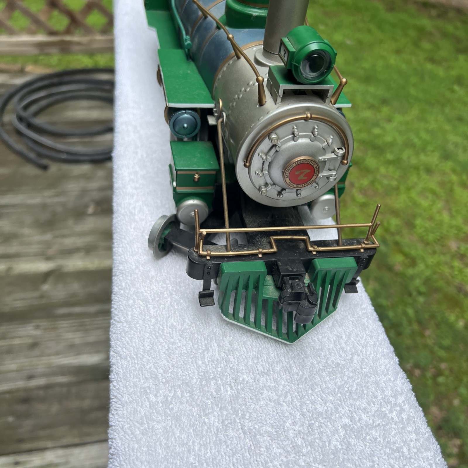 Bachmann G Scale Battery Powered Remote Control Ten Wheeler 4-6-0 For Parts