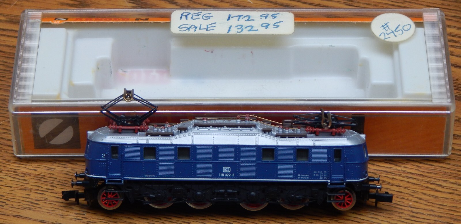ARNOLD 2455 ELECTRIC LOCO USED VERY LITTLE IN BOX N SCALE RUNS GREAT LQQK