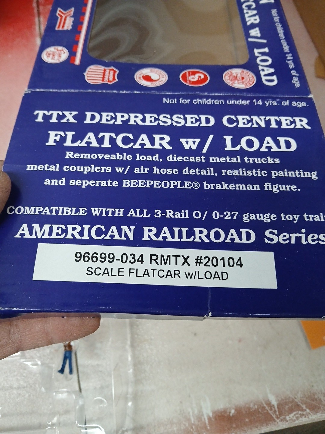 Rmt Emery Diesel Body On TTX Trailer New In The Box Delaware And Hudson