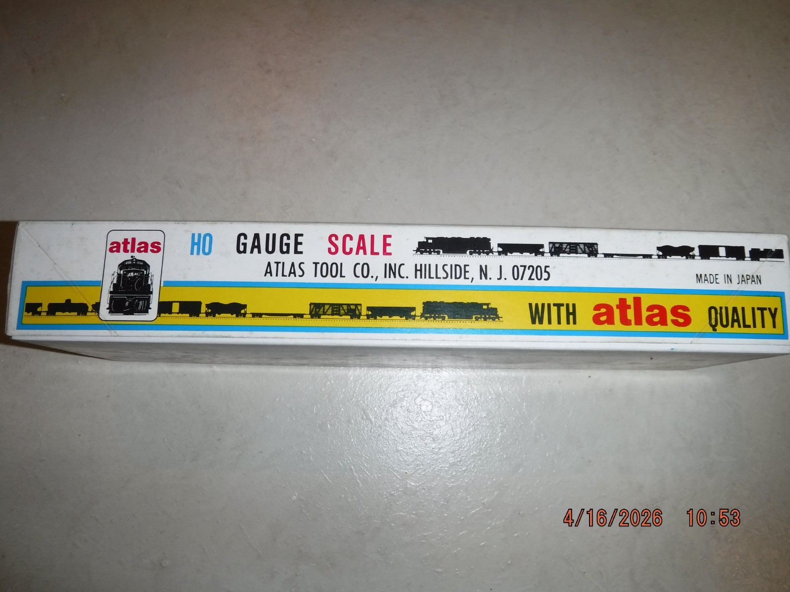 ATLAS (KATO BUILT) HO RS-11 PENNSYLVANIA DIESEL LOCOMOTIVE #8619 – NOS NEW!