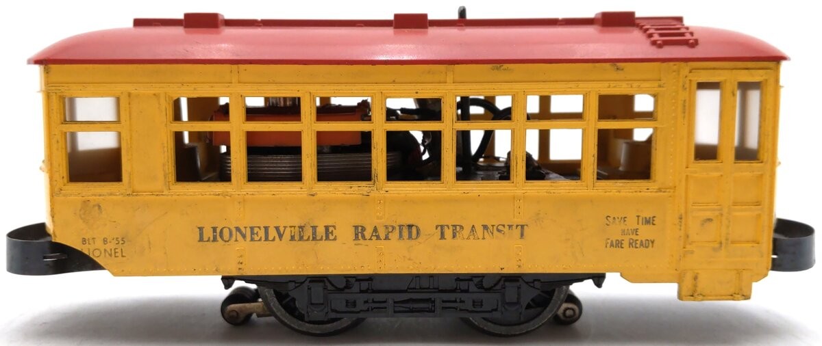 Lionel 60 Vintage O Lionelville Motorized Rapid Transit Trolley