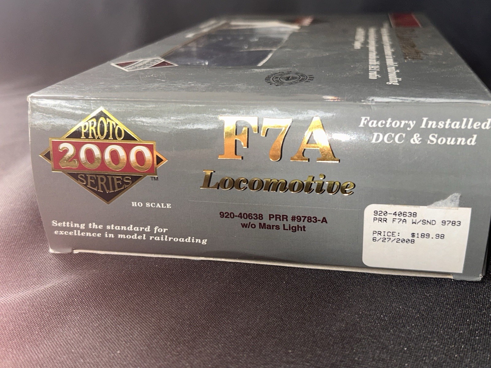 Proto 2000 HO Scale Pennsylvania F7A Locomotive PRR w/Sound & DCC NIB