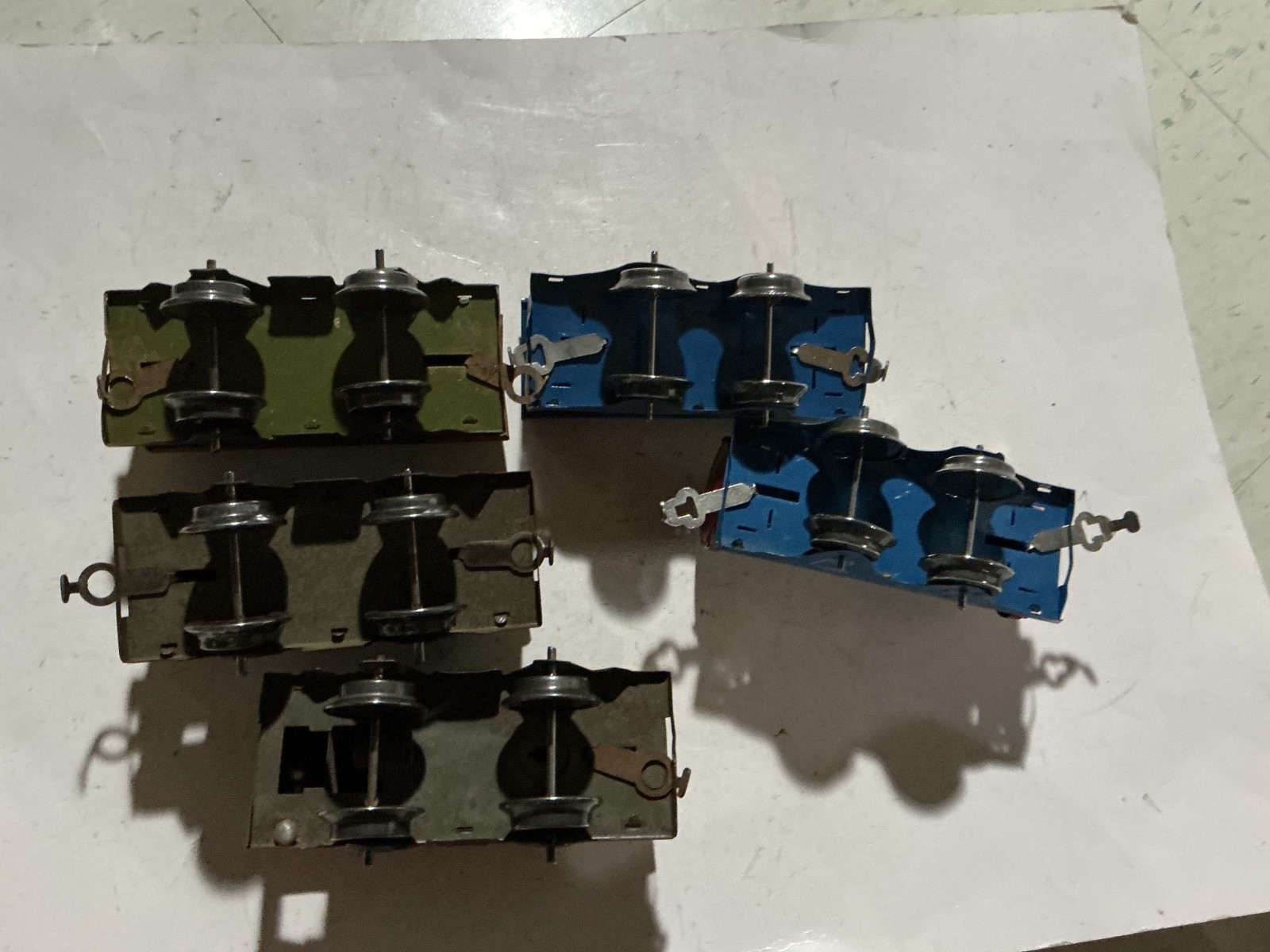 Marx 0 Gauge : Joy Line 5 cars 3 Passenger Cars, Tank and Box cars
