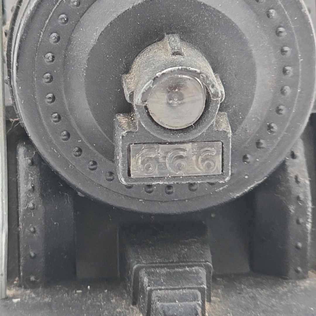 MARX 666 Postwar 2-4-2 Steam Locomotive Union Pacific Tender O Gauge Metal READ
