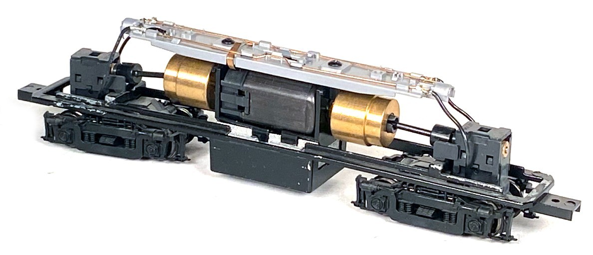 HO STEWART (KATO) DRIVE — CHASSIS (FRAME, MOTOR & TRUCKS) FOR STEWART AS-16