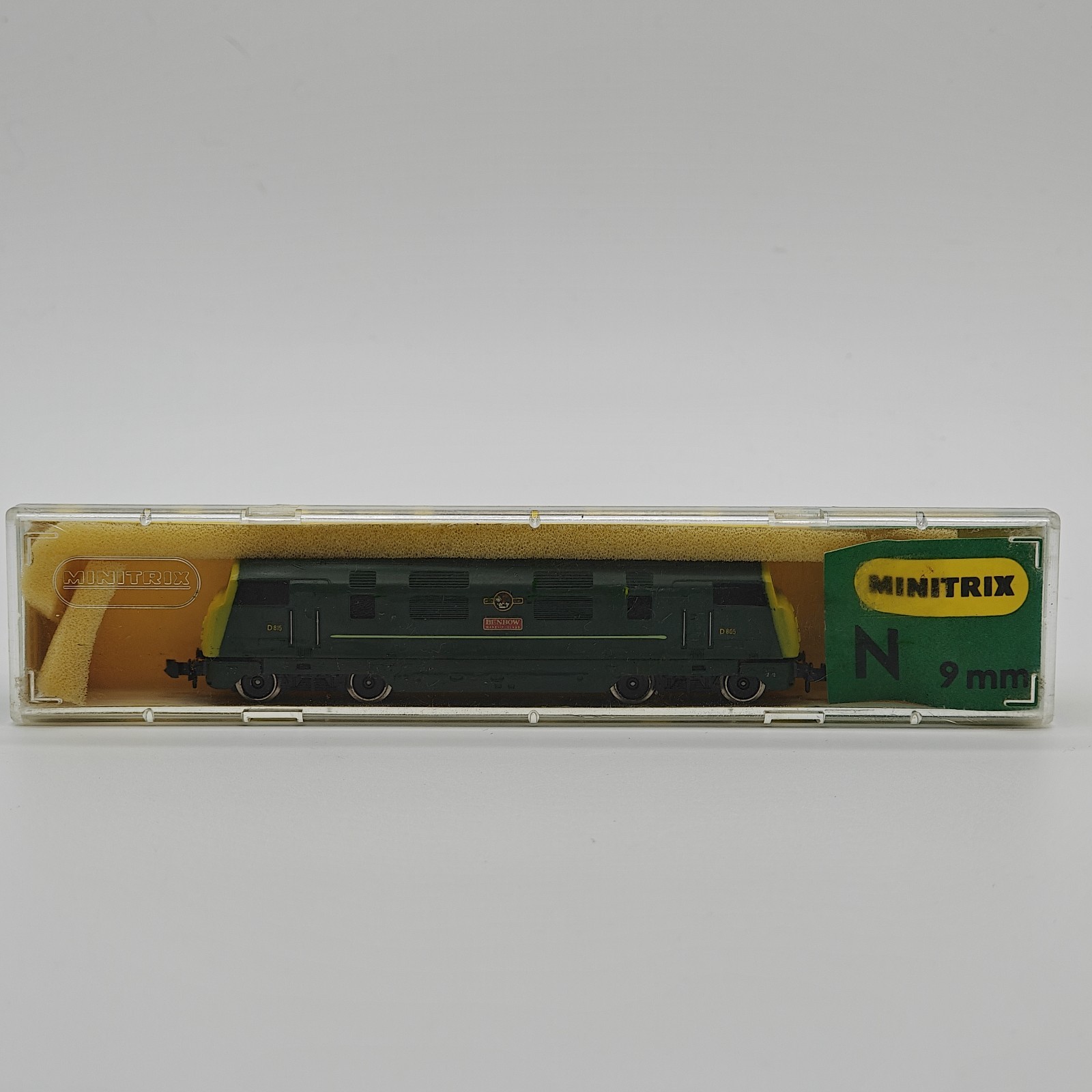 Minitrix N Scale British Rail Warship Class D805 Benbow Diesel Locomotive Tested