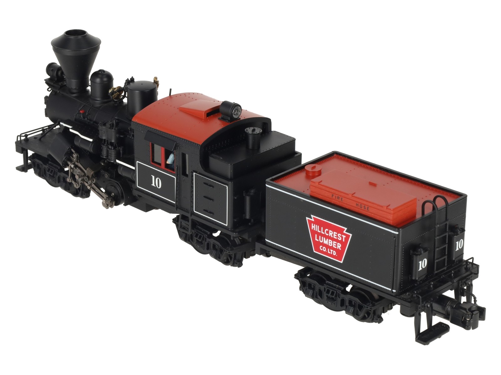 MTH 20-3039-1 O Gauge Hill Crest Lumber Co. Climax Logging Locomotive #10 w/PS2