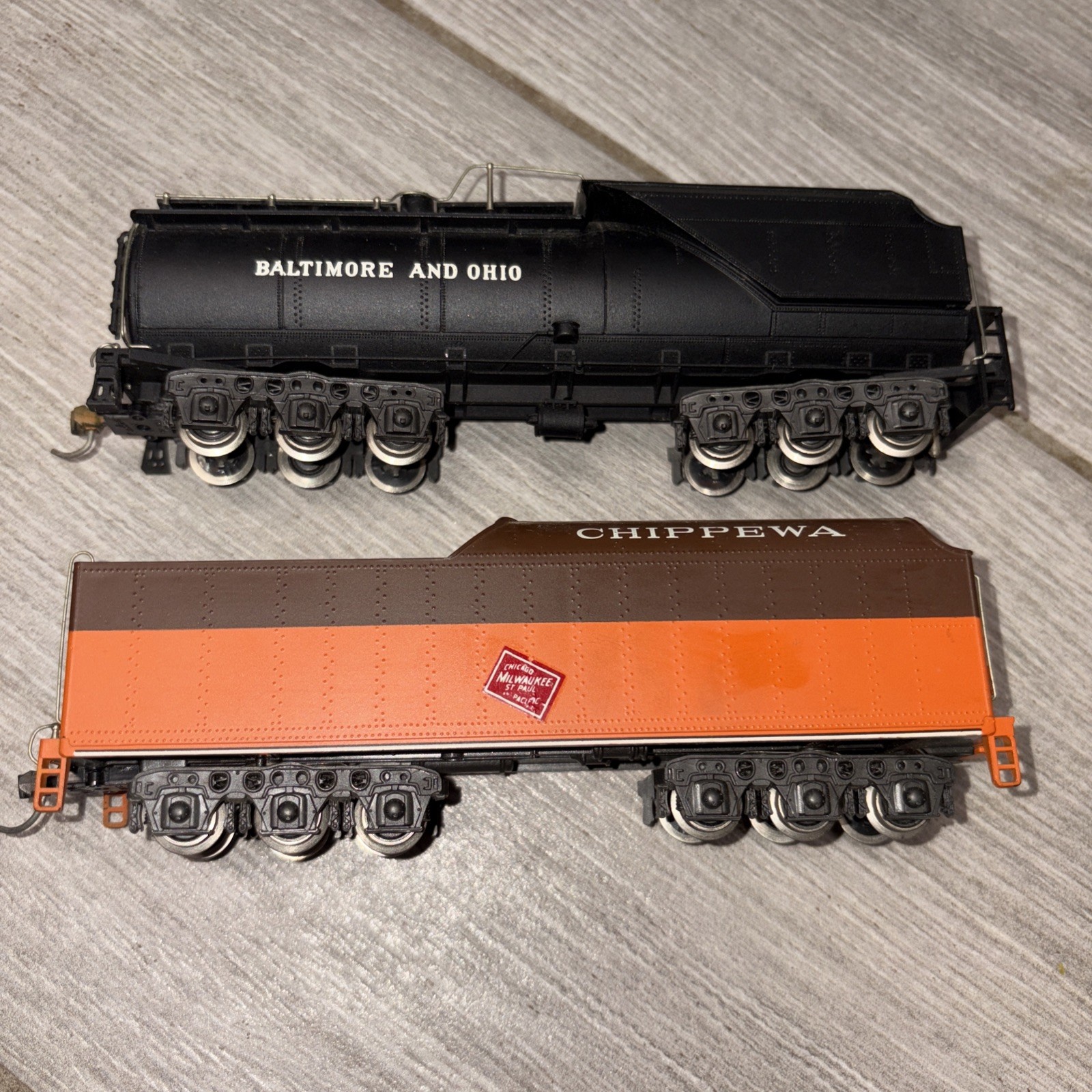 Lot Of 2 Rivarossi Vintage Ho Scale Steam Engines With Tender For Parts/Repair