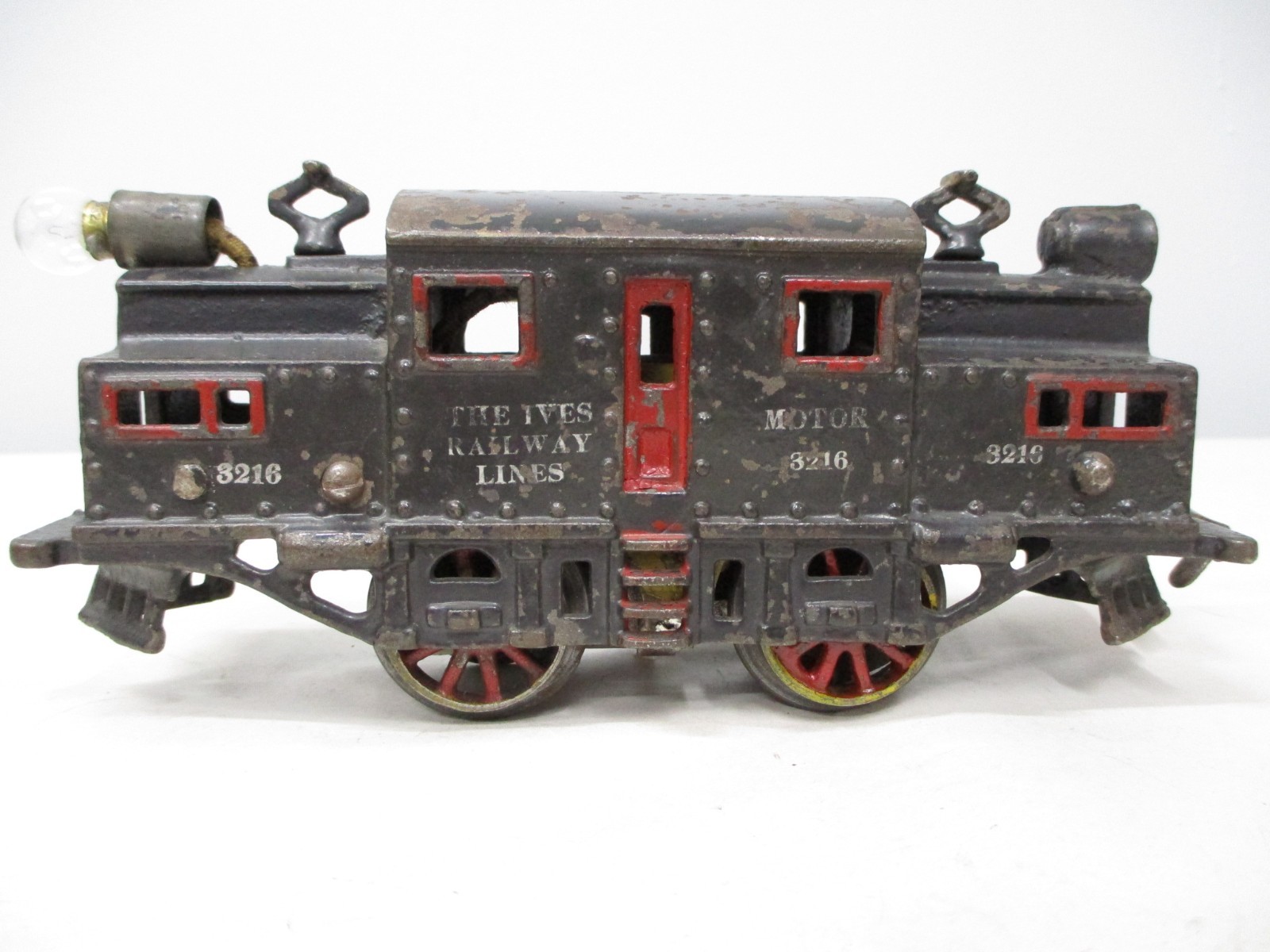 Ives 3216 Loco Cast Iron Early Electric Prewar 1917 O gauge X8133