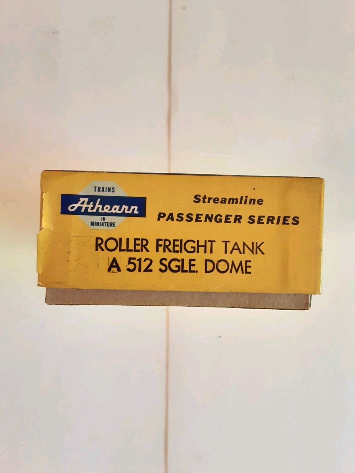 Athearn Yellow Box Kit Roller Freight Tank A-512 Single Dome (B)