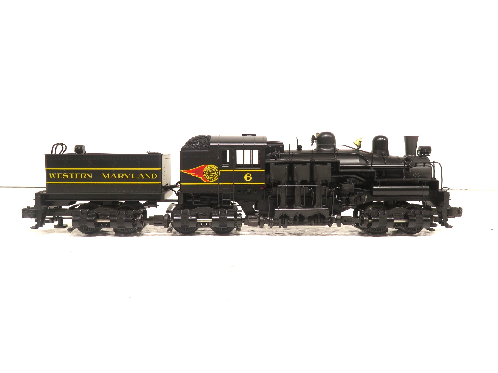 Sunset Models Brass 3-Rail Western Maryland Shay Locomotive LN 13117