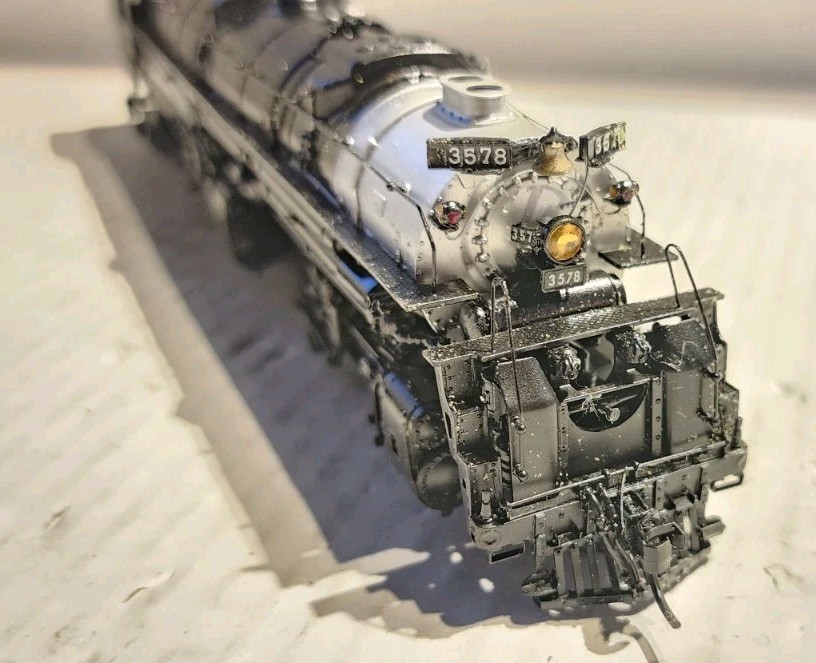 NJ Custom Brass HO Scale C&O H-7 2-8-8-2 Steam Locomotive Union Pacific #3578