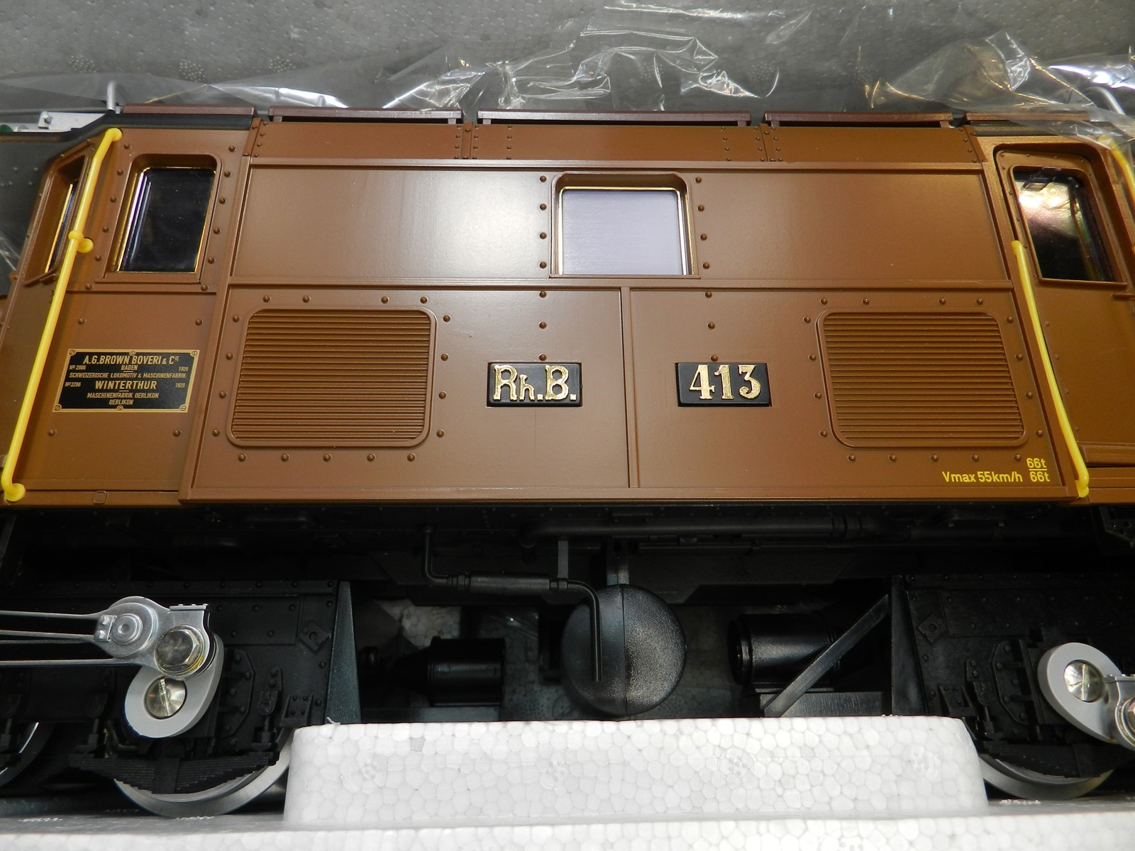 Lehmann Train LGB 2040 RhB Crocodile Electric Locomotive #413 2240 G Scale (O88K