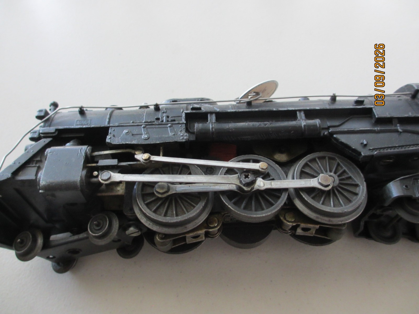 1952 LIONEL O GAUGE 2056 HUDSON STEAM LOCOMOTIVE WITH 2046W TENDER
