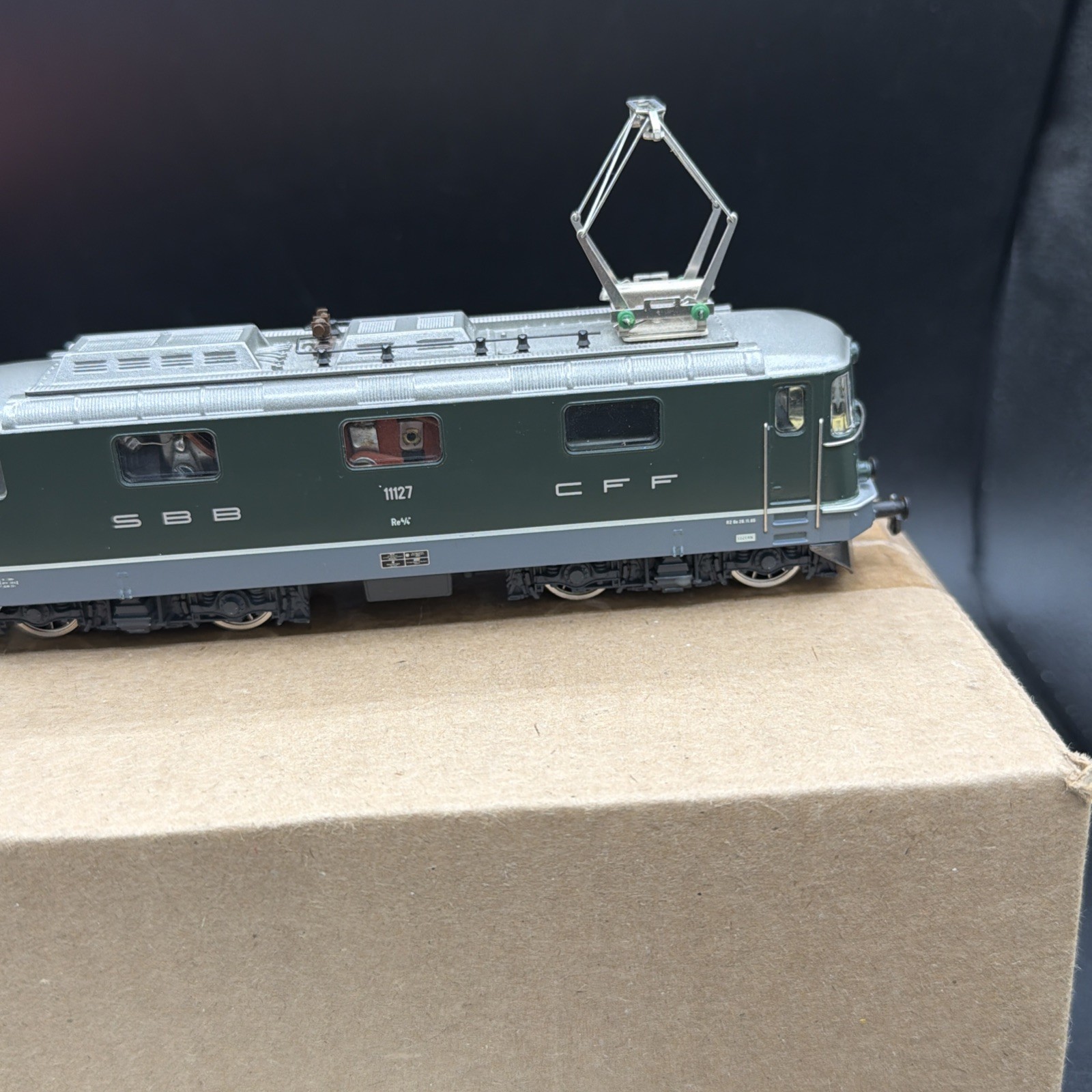 CLEAN HO Scale Hag 161 SBB CFF Locomotive Re 4/4II SBB