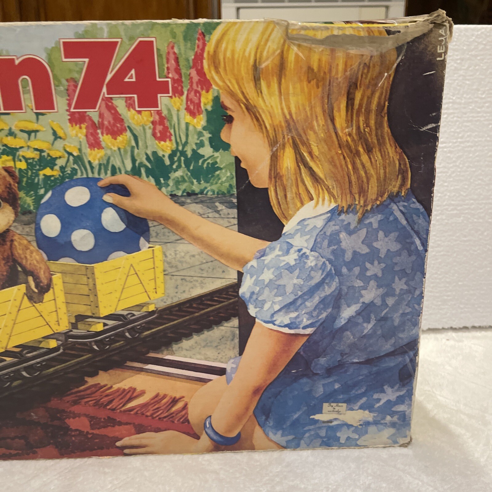 VINTAGE LEHMANN 74 LGB TRAIN SET LOCOMOTIVE TRACK ORIGINAL BOX