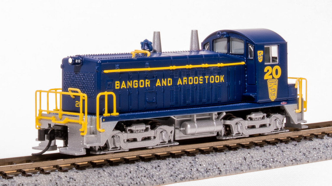 Broadway Limited 7484 N BAR EMD NW2 Diesel Locomotive Blue Yellow Diesel 20