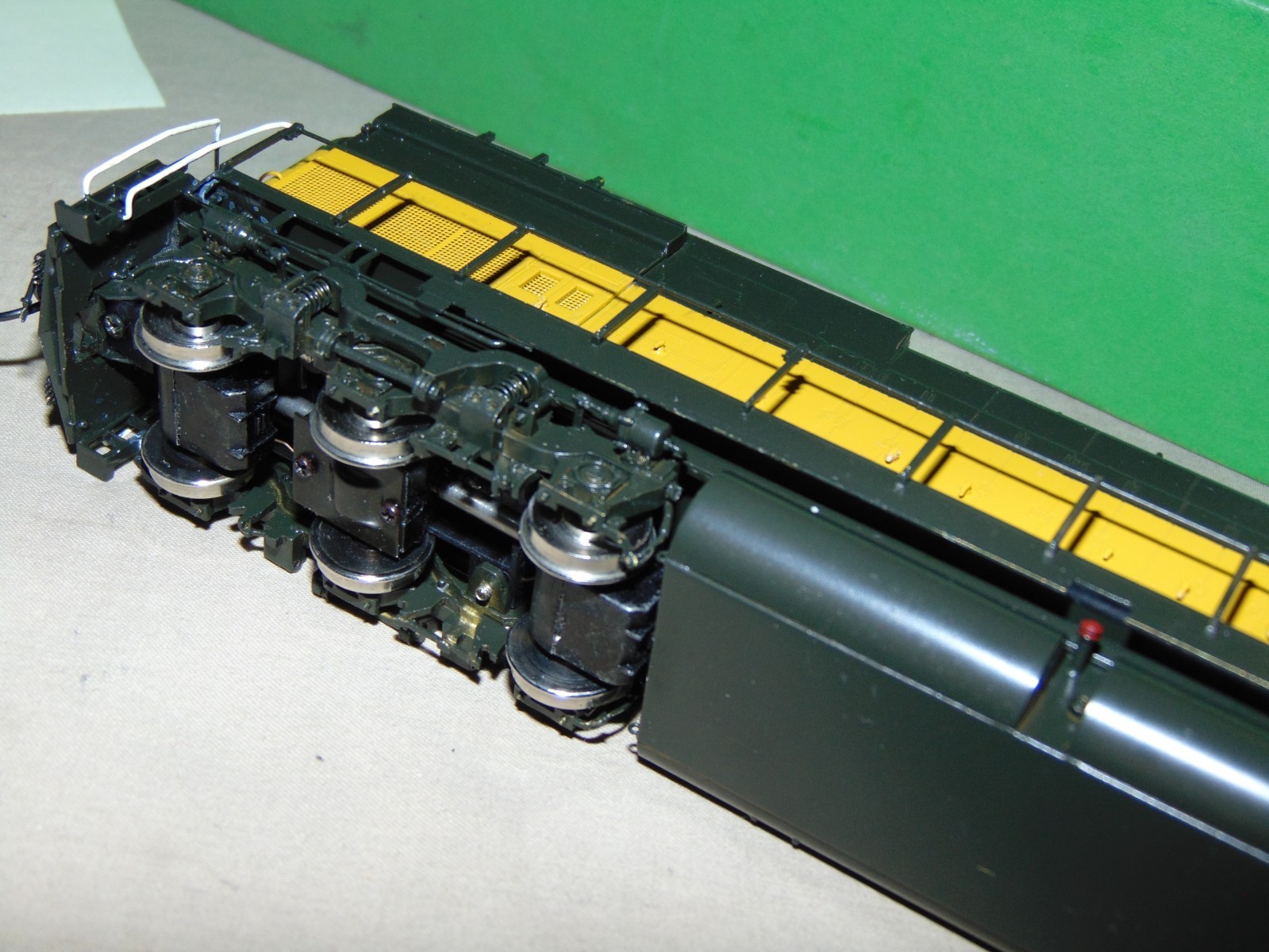 OVERLAND MODELS HO BRASS 6167 SPOKANE PORTLAND & SEATTLE C636 PAINTED +BOX #59