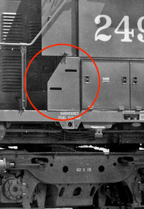 Athearn HO SW1500, SW1000 Locomotive Part# 39004 Step Guard – New