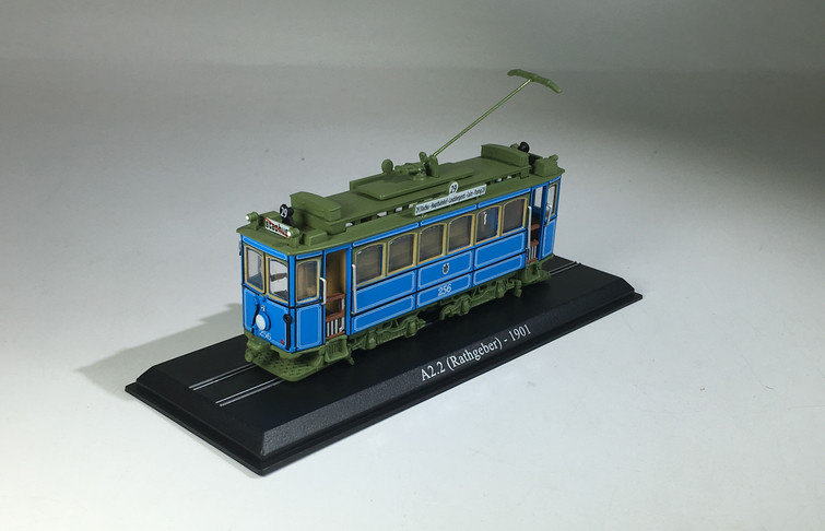 1/87 HO Scale German Urban Rail Trolley A2.2 (Rathgeber)-1901 Plastic Model New