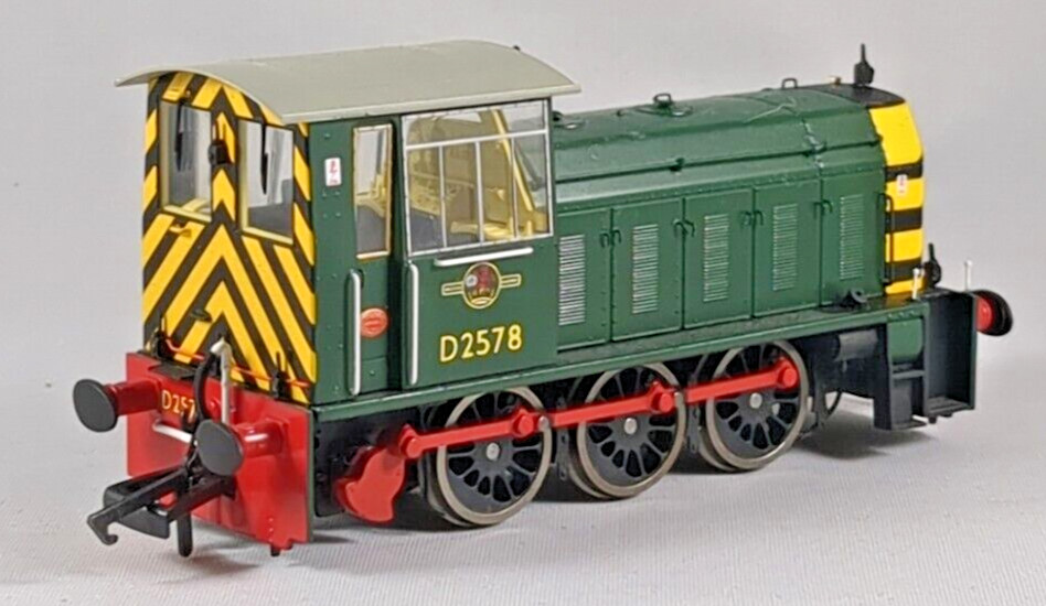 Heljan 2501 Class 05 Hunslet Shunter D2578 BR Green Wasp Stripe As Preserved DCC