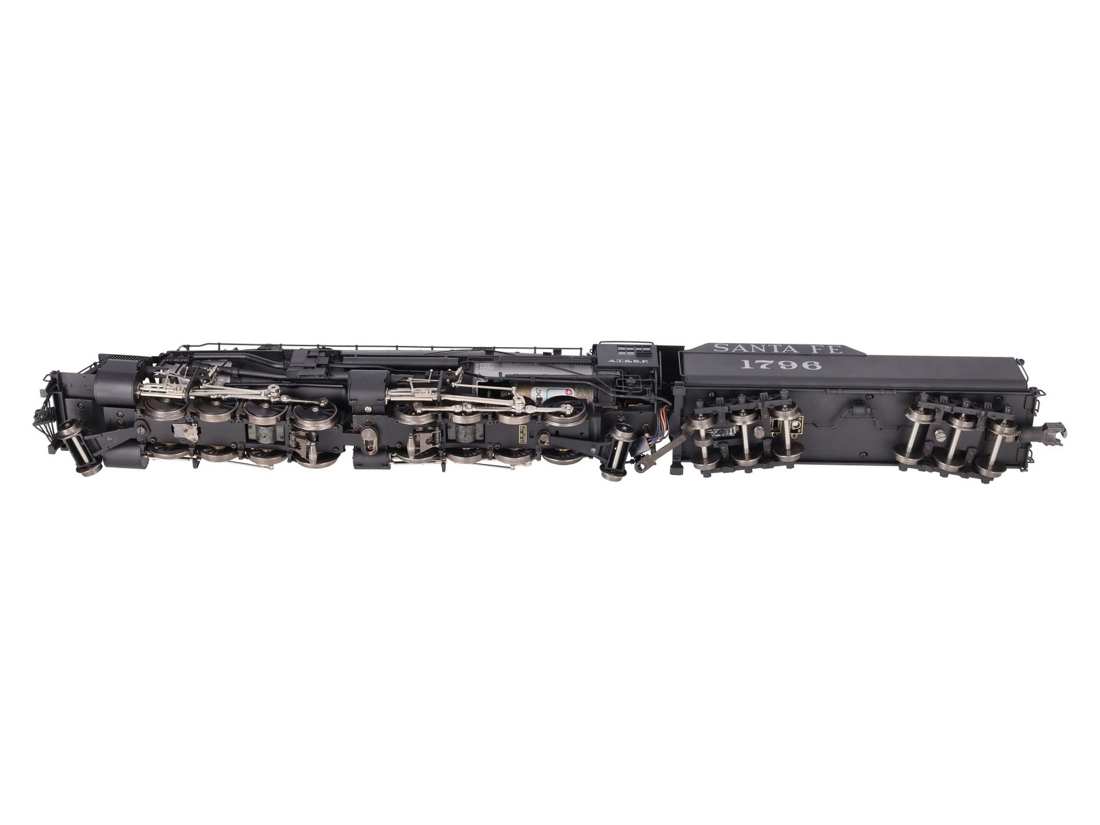 3rd Rail 1796 O Brass Santa Fe Y-3 2-8-8-2 Steam Locomotive & Tender #1796 EX