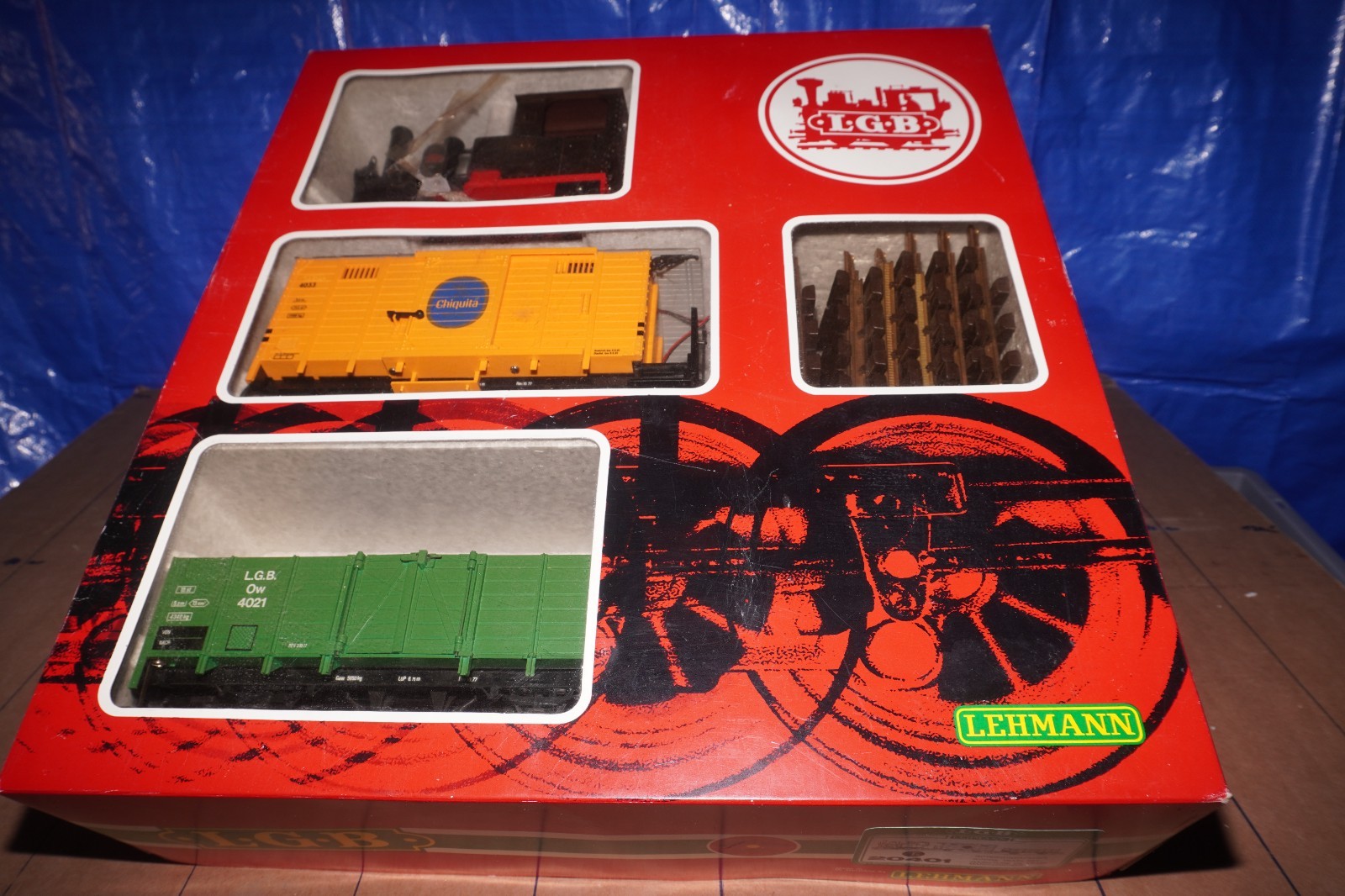 LGB G 20401 Start Set Steam Locomotive Stainz Brown Analog DC in OVP