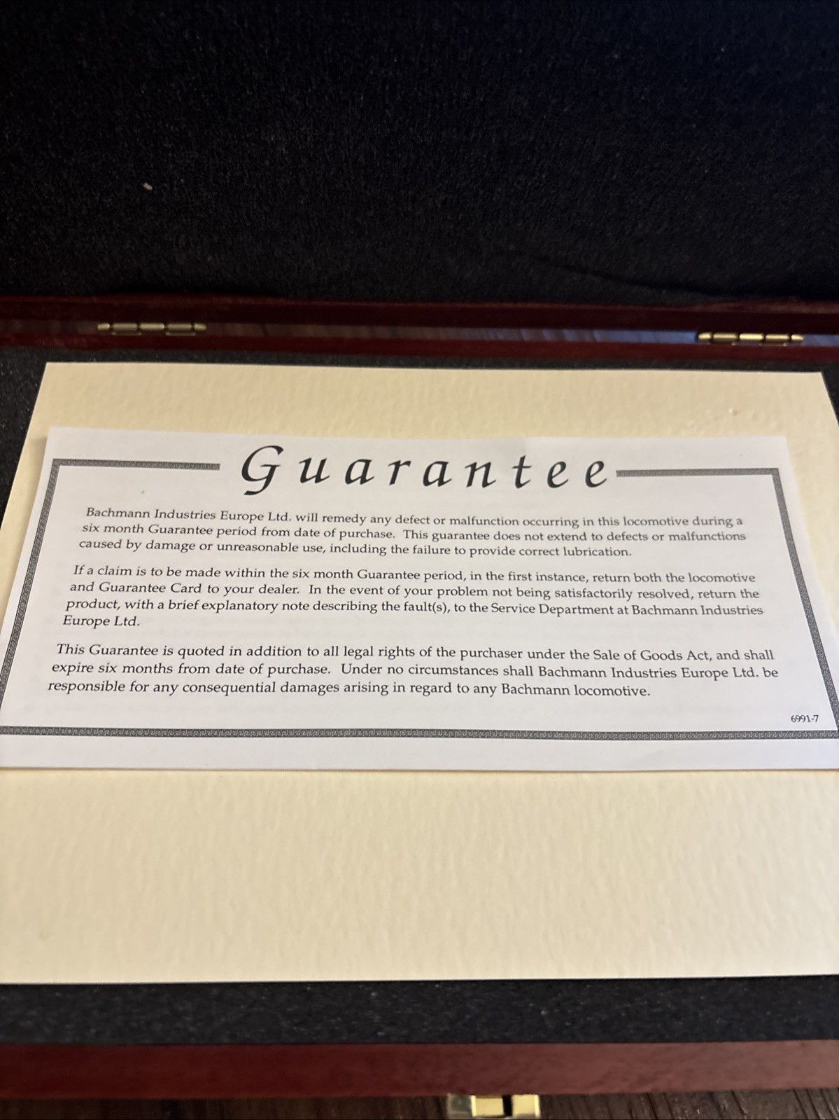 Bachmann Sir Guy Williams WD Austerity Steam Locomotive LIMITED EDITION MINT