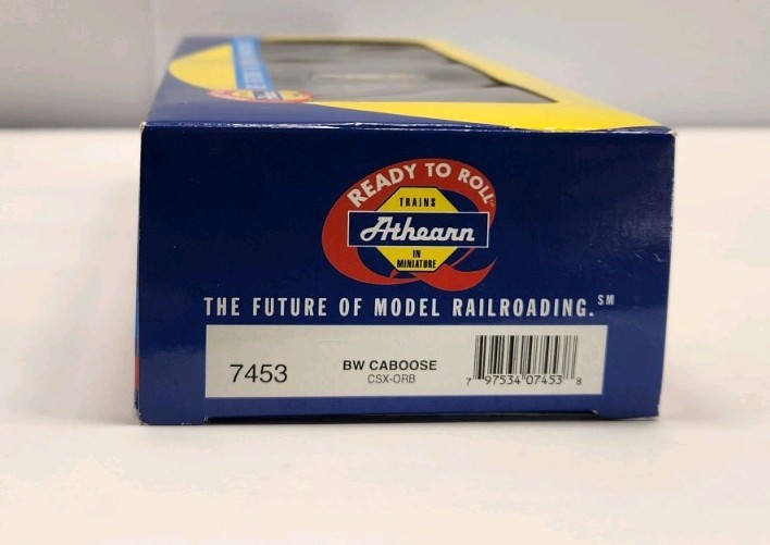 ATHEARN HO 7453 BW CABOOSE CSX-ORB 903880 MINT B46