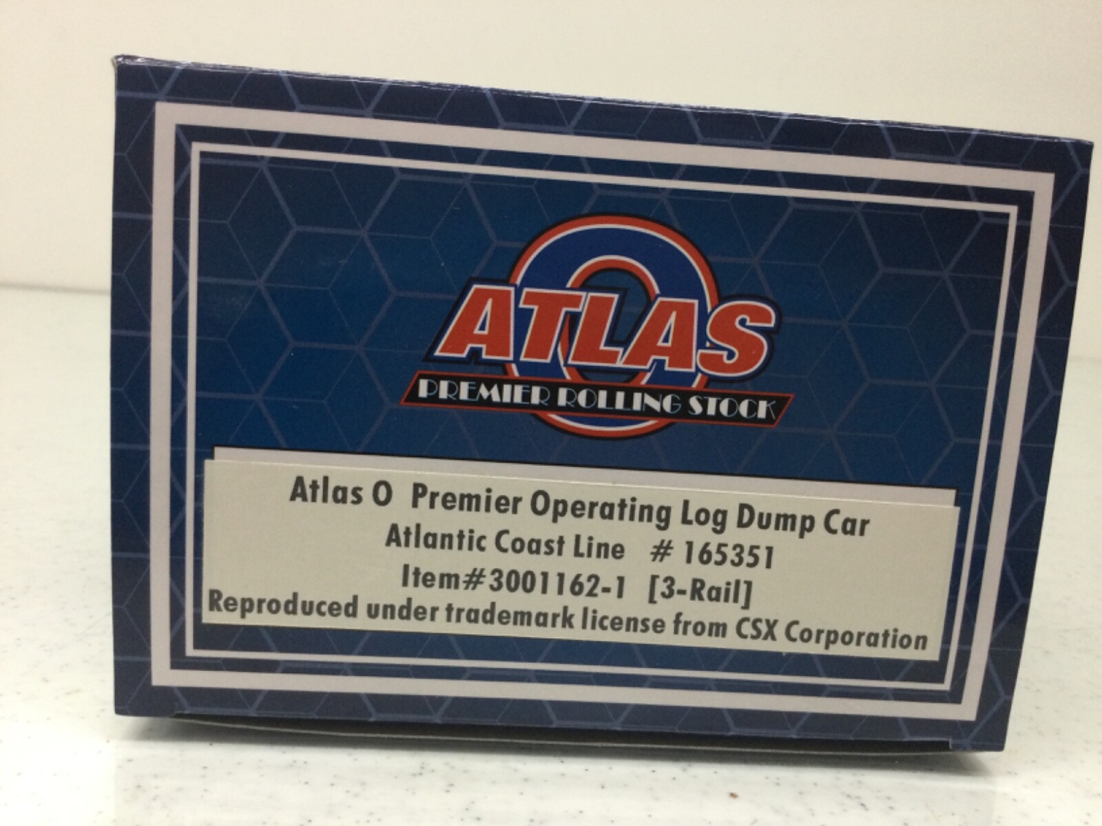 Atlas #3001162 Atlantic Coast Line Operating Log Dump Car 3 Rail NEW O Scale
