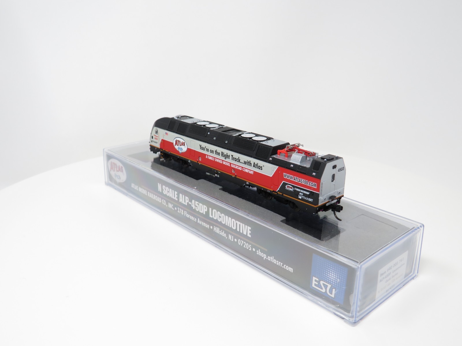 Atlas N 40005741 DCC Sound Atlas 100th Anniversary ALP-45DP Diesel ESU LokSound