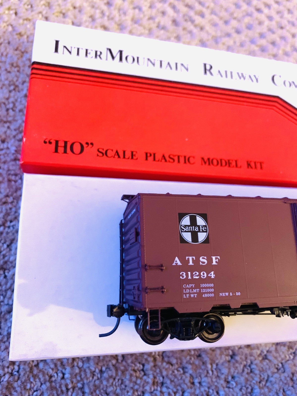 InterMountain Railway HO Santa Fe 40′ PS-1 Boxcar – LN! #31294 Assembled