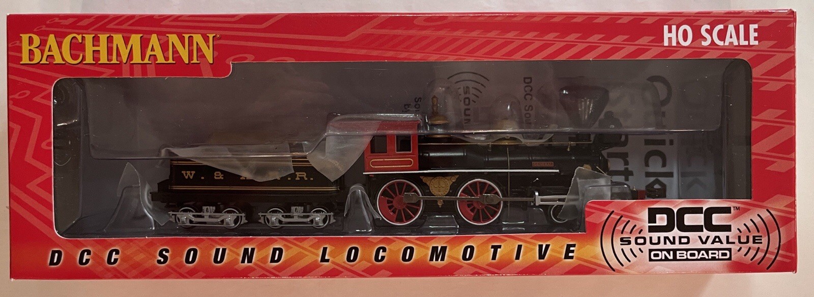 HO Scale Bachmann 4-4-0 Steam Locomotive Western & Atlantic “The General” N.O.S.