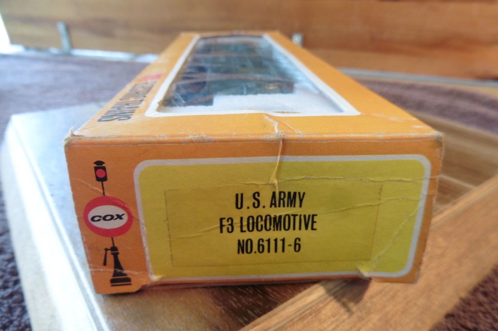Vintage Cox HO Scale US Army F3 Diesel Locomotive 6111-6