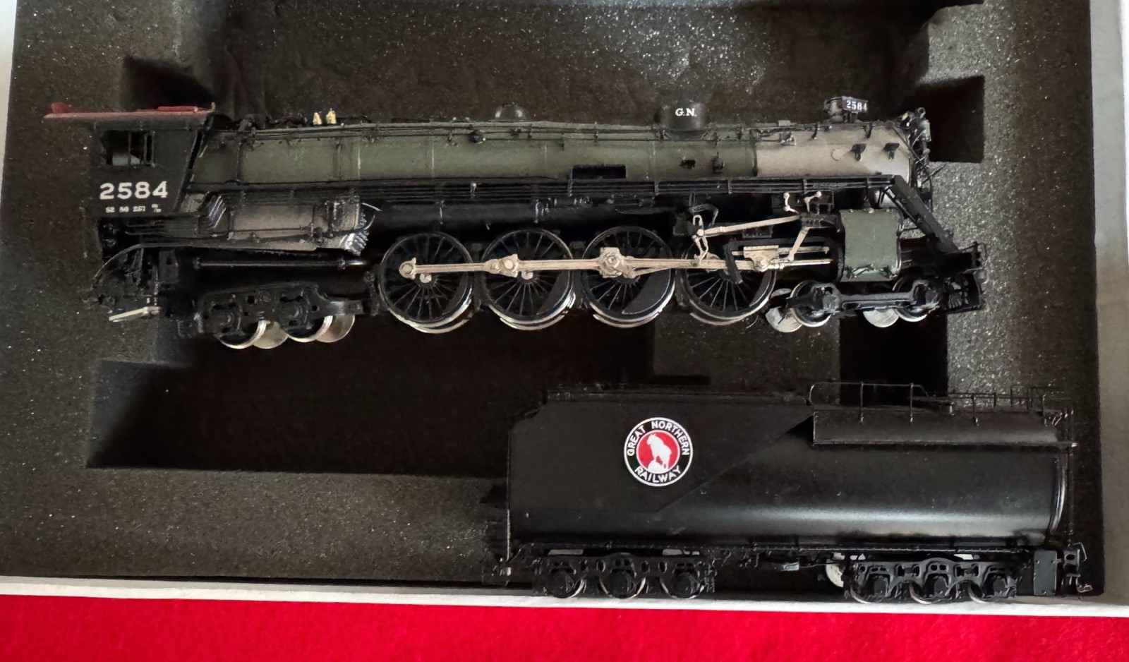 Challenger Imports 2203.1 Great Northern S-2 4-8-4 Brass Steam Loco, HO Scale