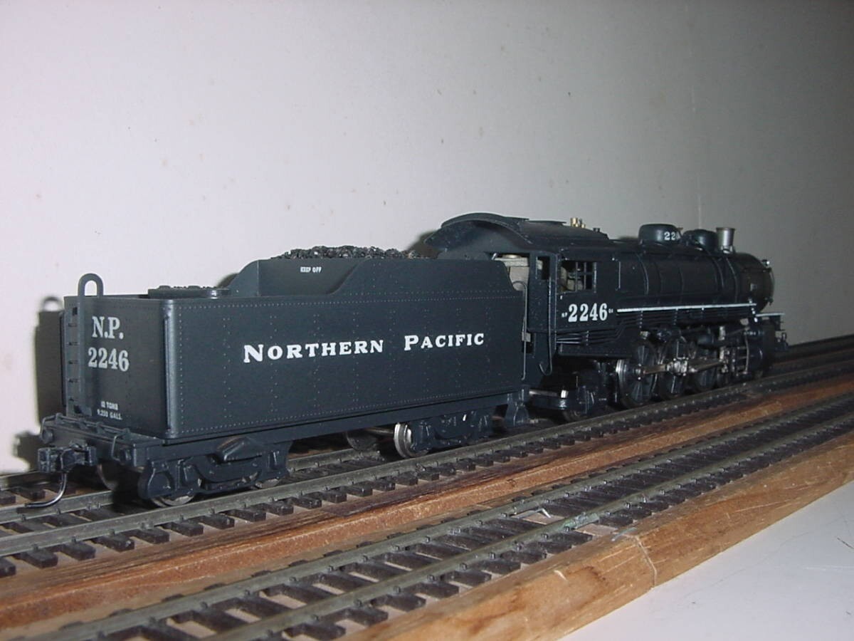 HO Brass NWSL Toby Northern Pacific Q-6 4-6-2 1965 Pro Painted Excellent Runner