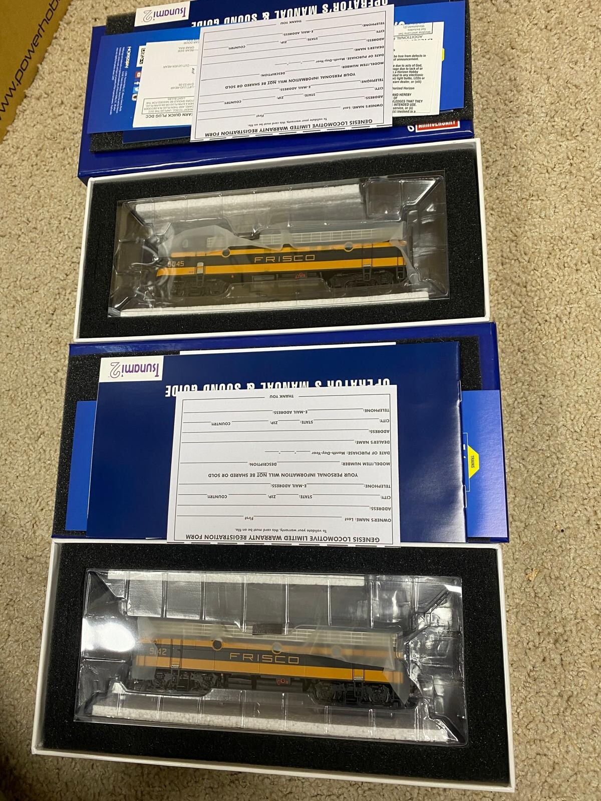 Athearn Genesis SET ATHG19504 SLSF FP7A/F9B 5045A & 5142B DCCS HO Sound FP7A/F9B