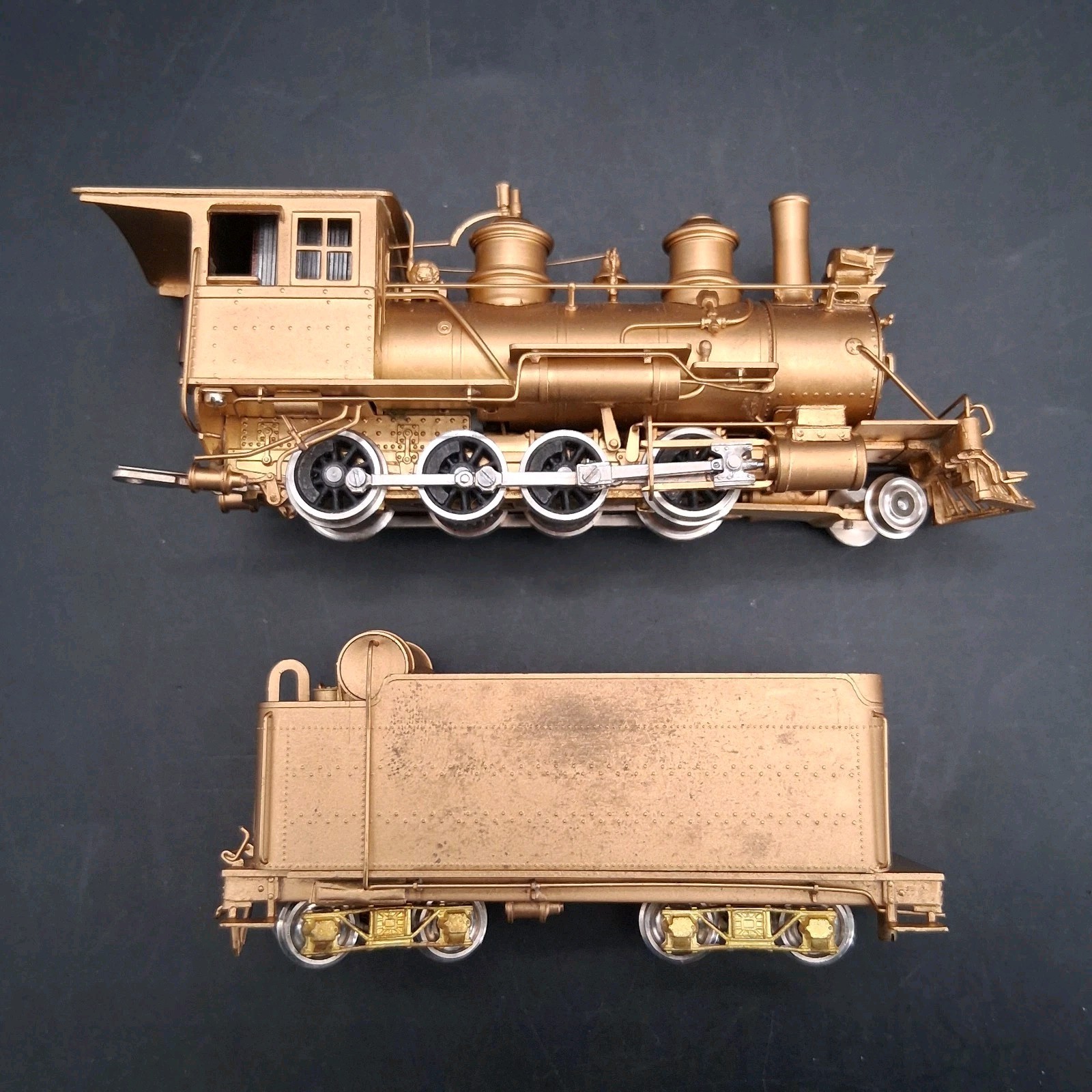 Westside Model Co. HOn3 D&RGW #278 C-16 2-8-0 Unpainted BRASS Loco/Tender Boxed