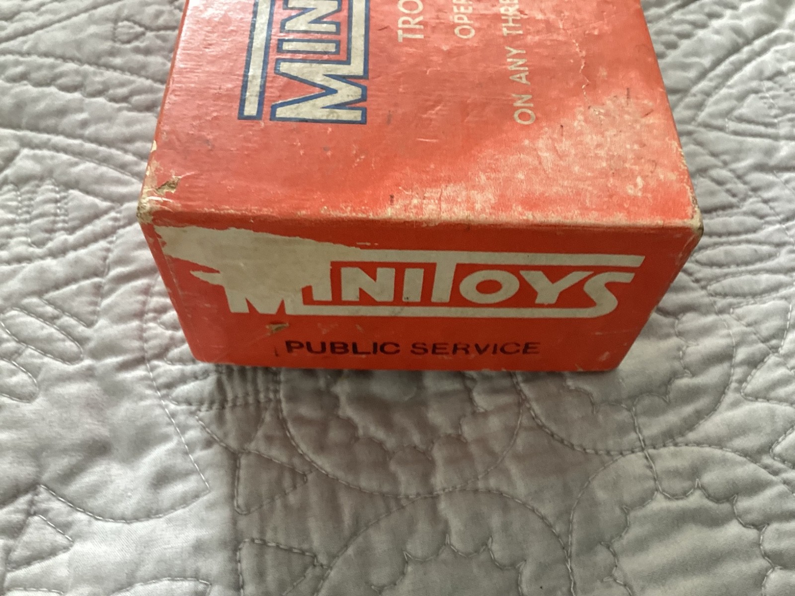 Nice Minitoy Public Service Trolley in Original Box from the 1950s