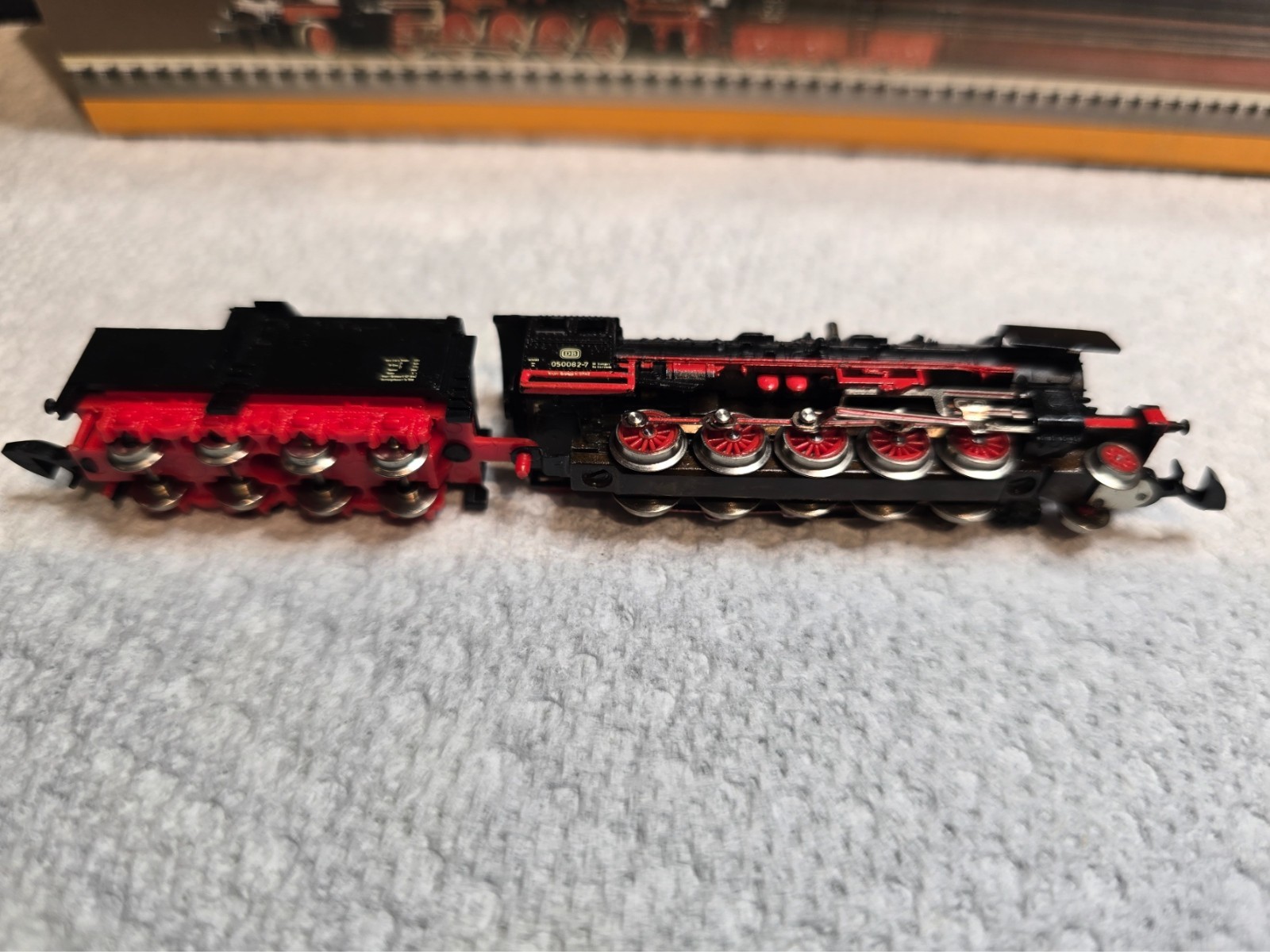 Marklin Z scale 8884 BR 50 DB Steam Locomotive w/Tender, LN/Box/Instr.
