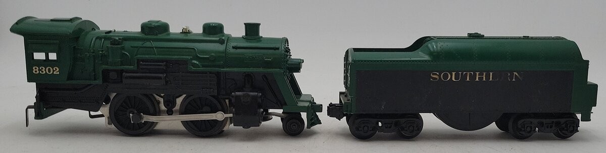 Lionel 6-8302 O Southern 0-4-0 Steam Loco & Tender EX
