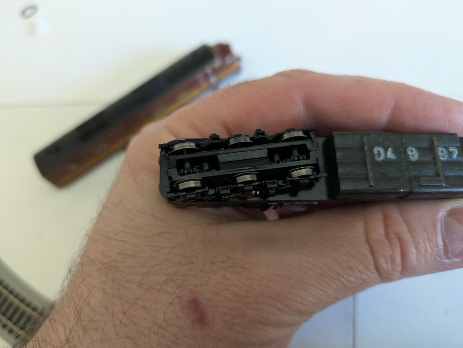 Life Like N Scale E7 Boston Maine 7002 #3813 for parts/repair