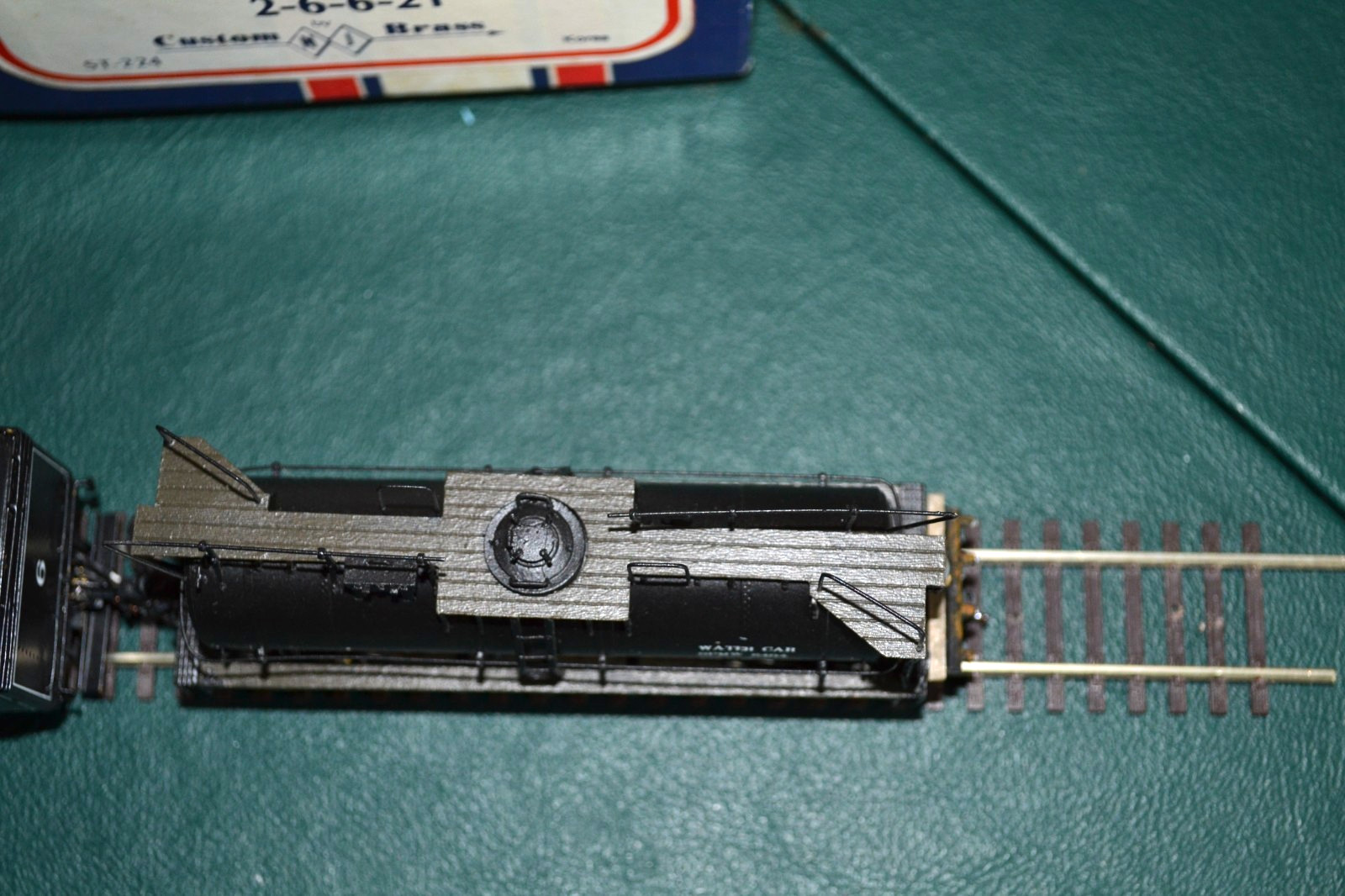 Custom NJ Brass HO Hammond Lumber Co #6 2-6-6-2T w/Water Car-DCC Sound & Lights