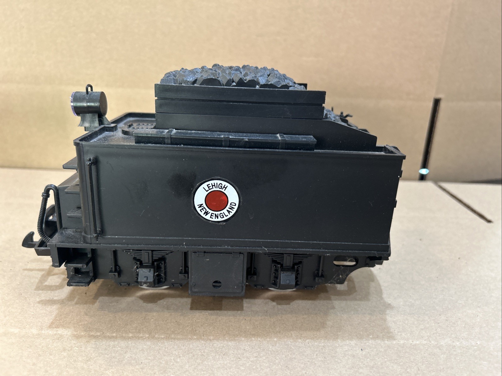 LGB 2317/6 Black Undecorated/Lehigh Motorized Tender, G Scale, C7/EX