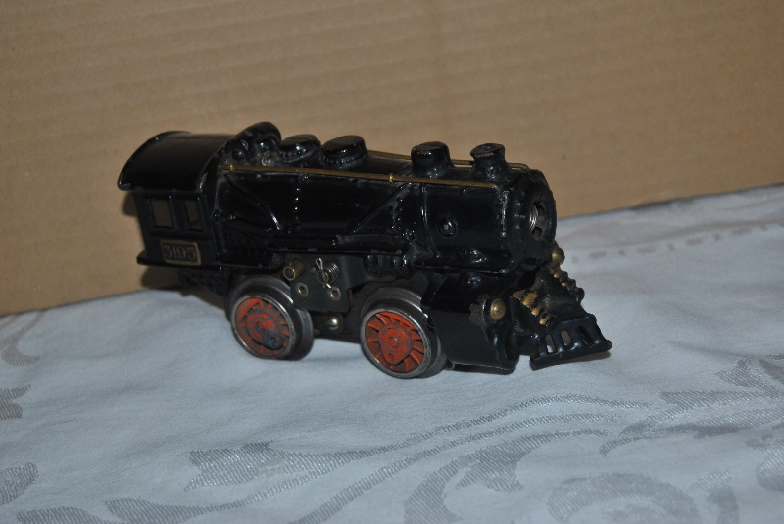 Prewar AMERICAN FLYER No. 3195 Cast Iron STEAM LOCOMOTIVE for PARTS or REPAIR !!