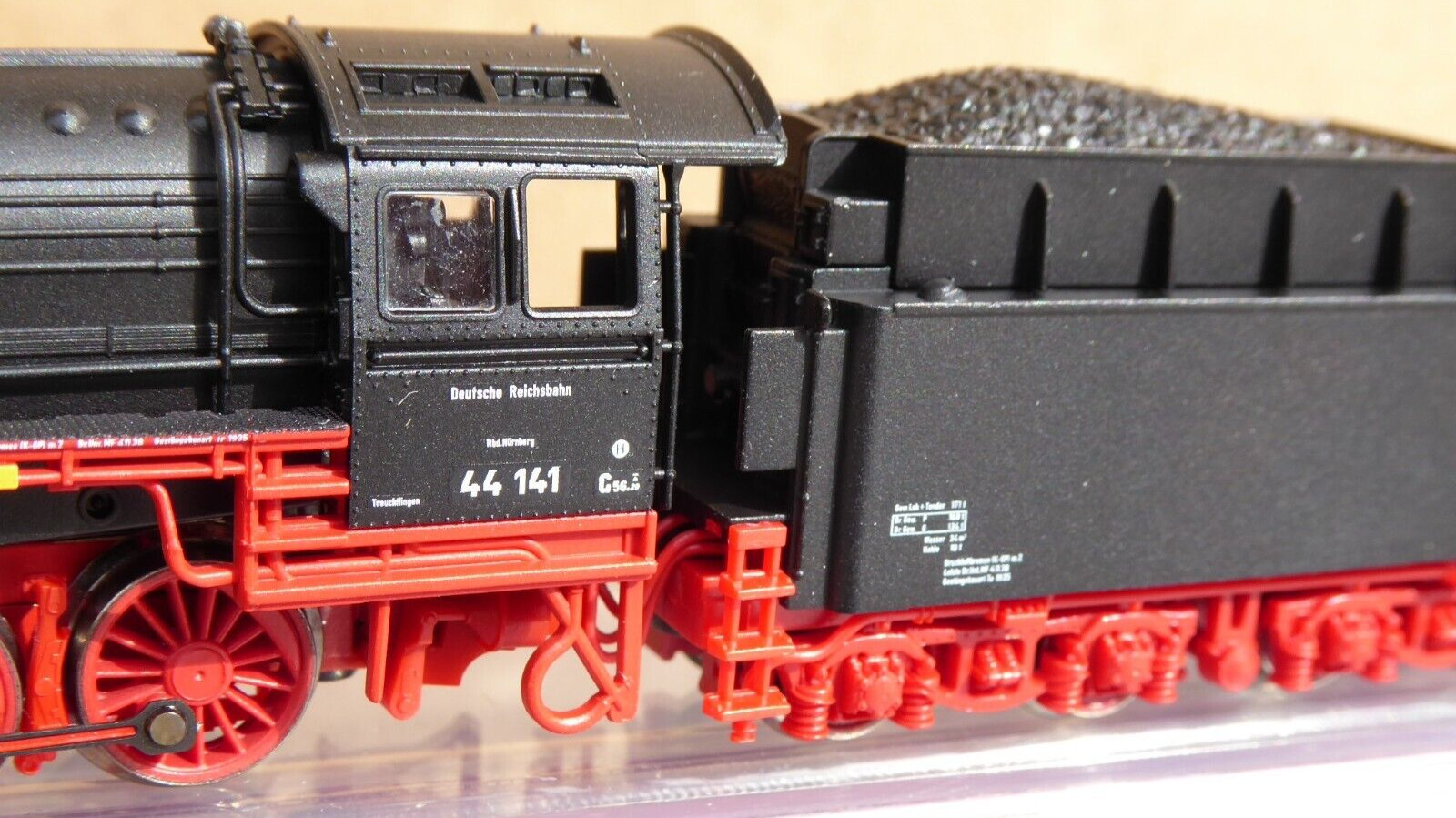 Fleischmann 714403 N Locomotive BR 44 141 DRG Era 2 DSS+LED Light, BW Treuchtl.